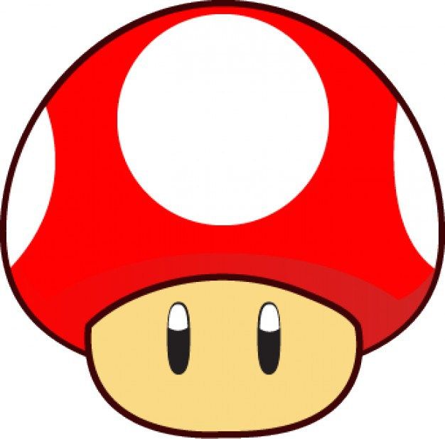 Roter Mario-Pilz